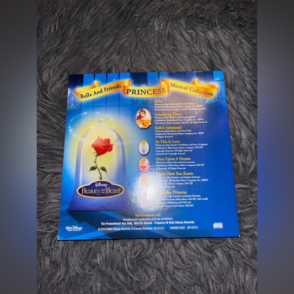 Disney Beauty and the Beast DVD Movie Blu ray Music CD - Picture 9 of 10